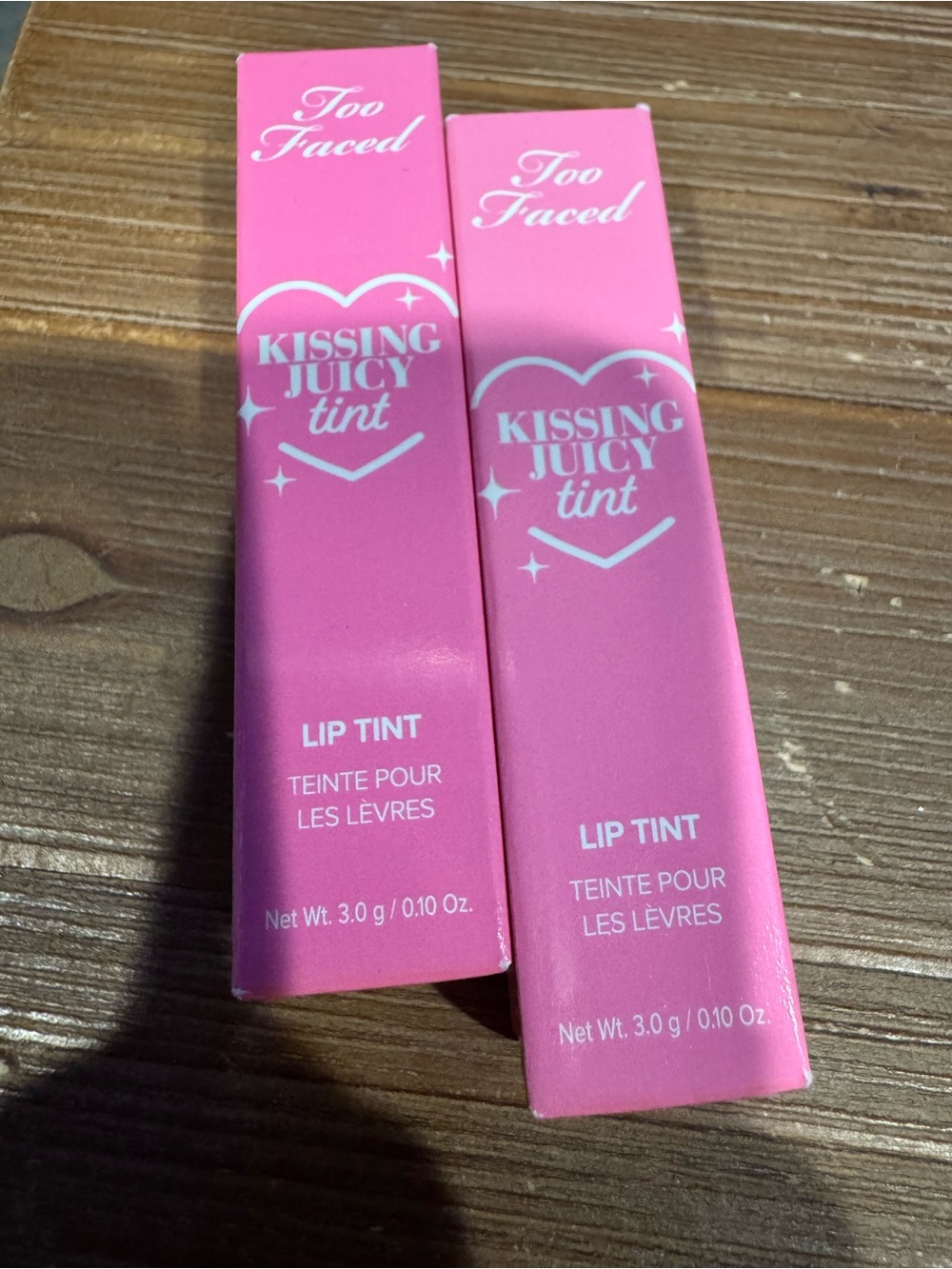 2pk Too Faced Kissing Juicy Tint. Lip Tint - Cherry Pie